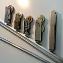Patio door fixtures
